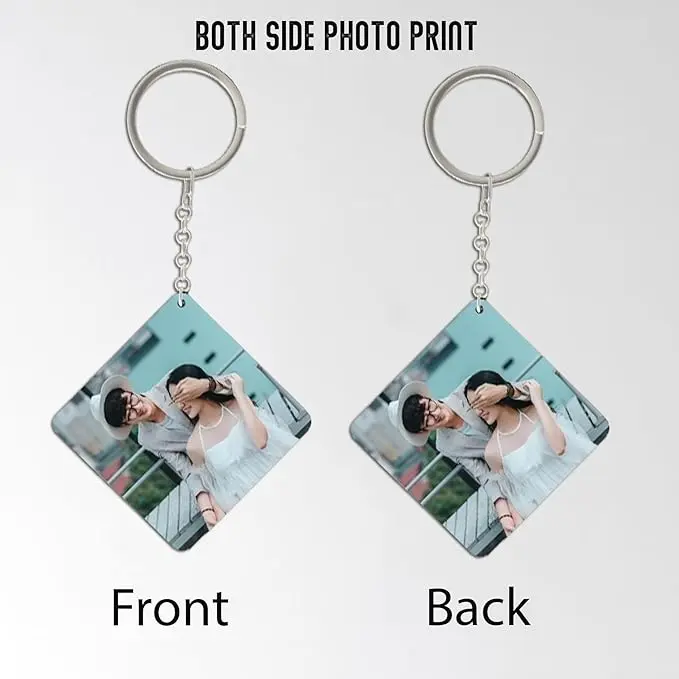 Custom Photo Keychain – Double-Sided Print