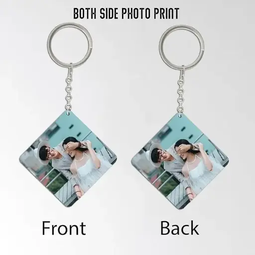 Custom Photo Keychain – Double-Sided Print
