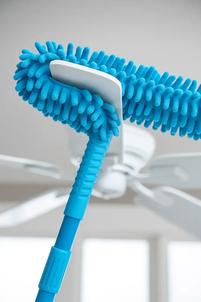 Extendable Ceiling Fan & Home Duster – Microfiber Cleaning Tool with Telescopic Handle
